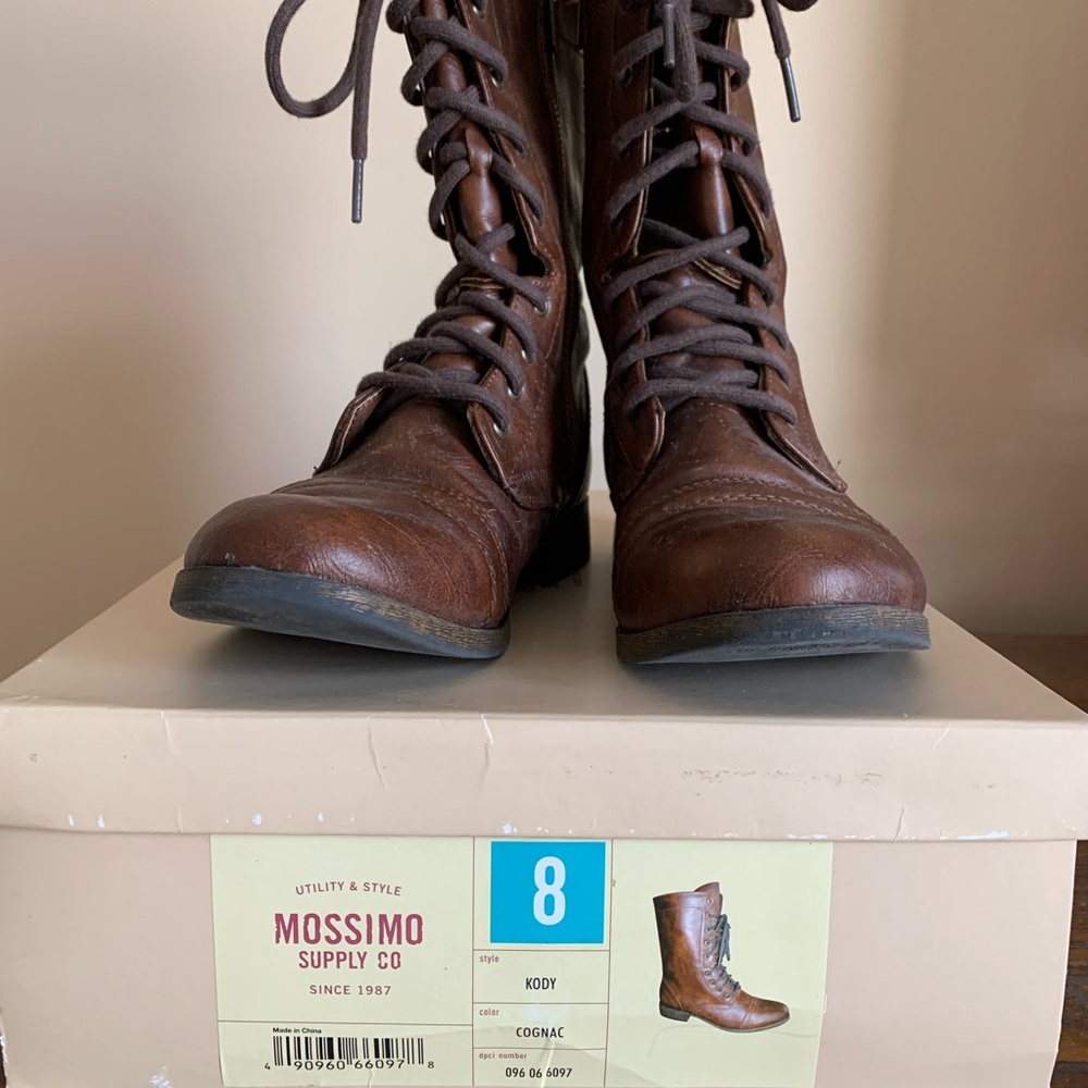 Mossimo Brown Combat Boots - Picture 6 of 6